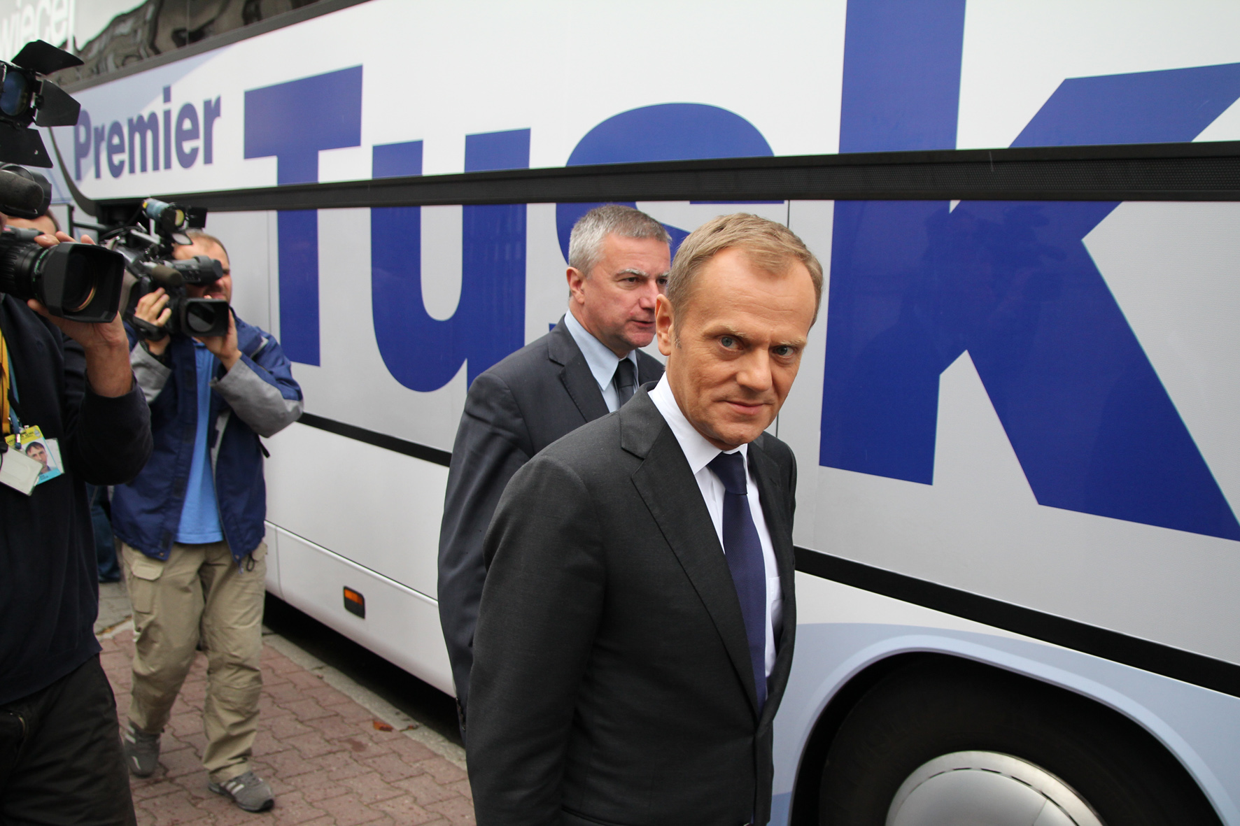 Donald Tusk i Paweł Graś