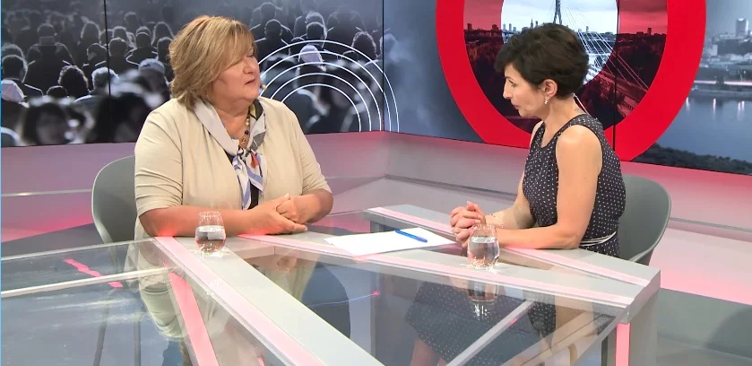 Anna Komorowska i Renata Kim