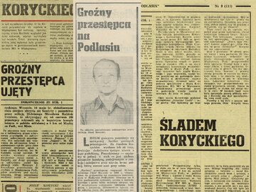 Kompilacja artykułów z prasy PRL na temat Józefa Koryckiego.