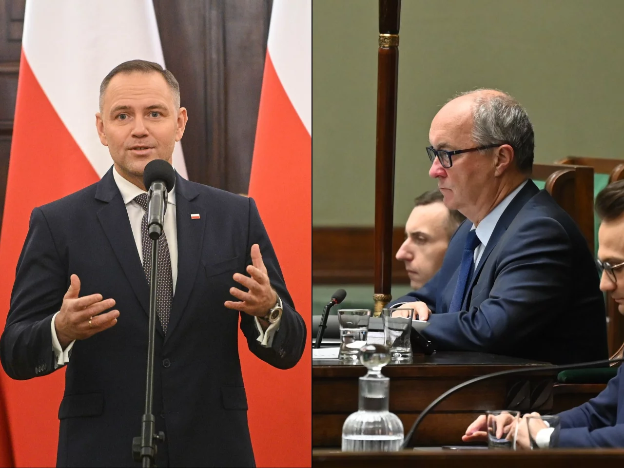 "Kompleksy"; "Bicie ludzi". Czarzasty uderza w Nawrockiego