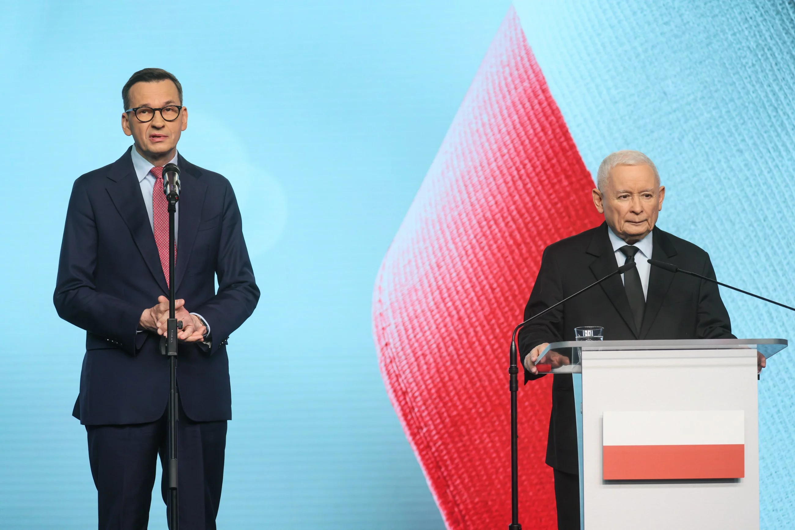 Mateusz Morawiecki i Jarosław Kaczyński