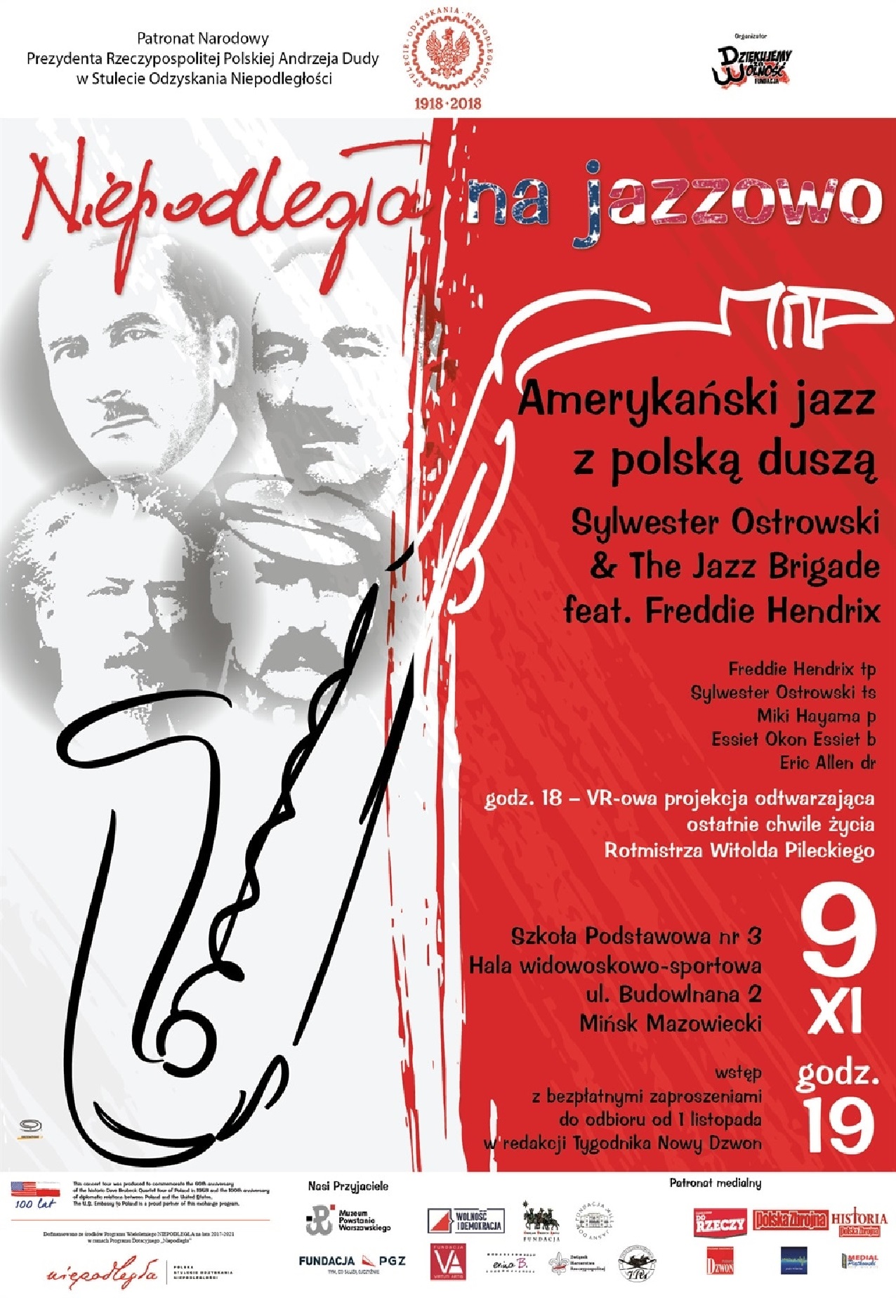 Koncert Niepodległa na jazzowo