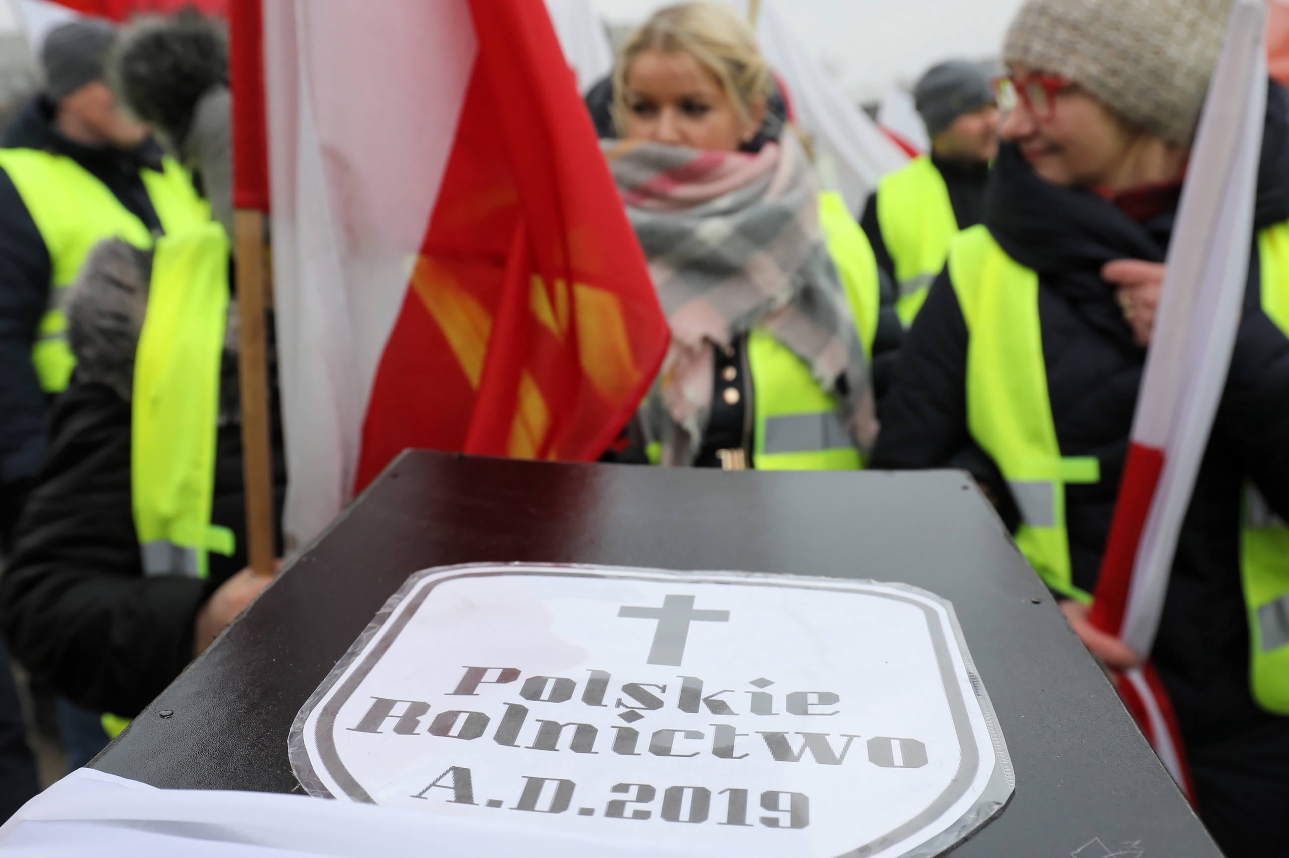 Protest rolników w Warszawie