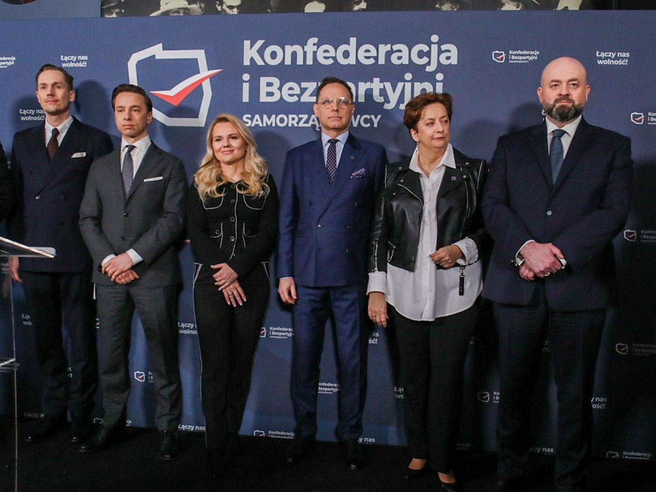 Wspólna konferencja prasowa Konfederacji i Bezpartyjnych Samorządowców