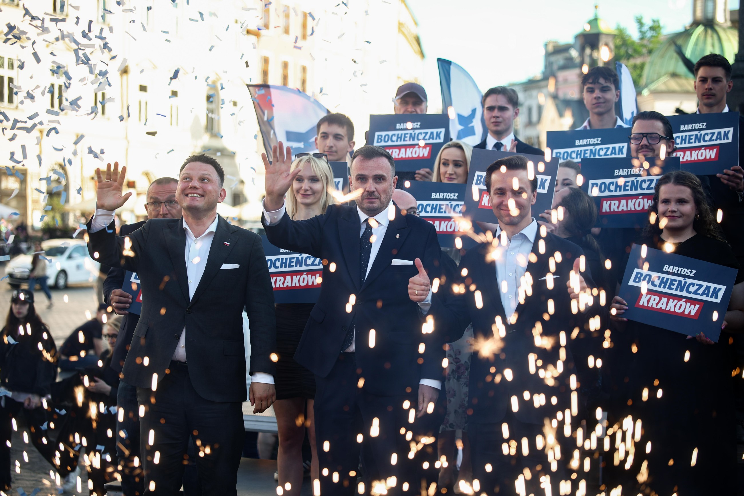 Sławomir Mentzen, Bartosz Bocheńczak, Krzysztof Bosak