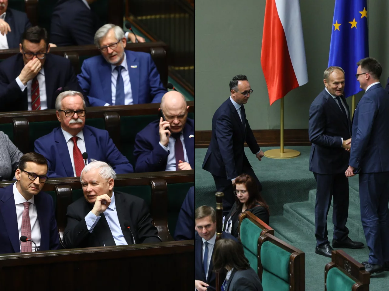 Politycy PiS i koalicji rządowej w Sejmie