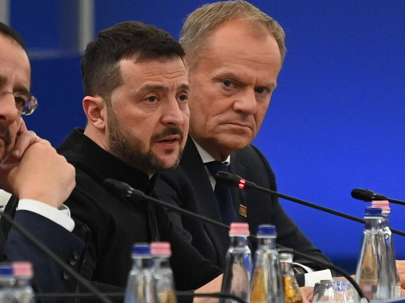 Prezydent Ukrainy Wołodymyr Zełenski i premier Donald Tusk