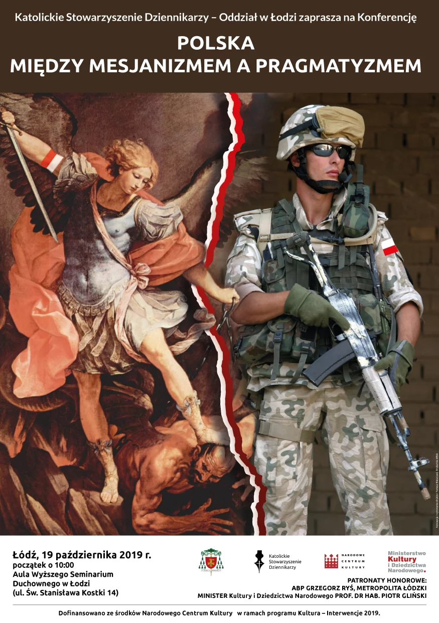 "Polska między mesjanizmem a pragmatyzmem" - konferencja 19 października w Łodzi