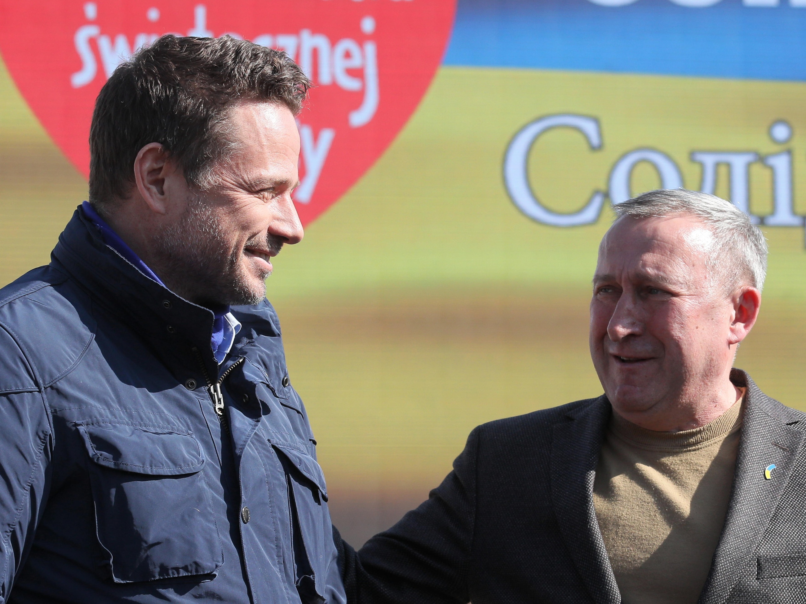 Rafał Trzaskowski i Andrij Deszczyca