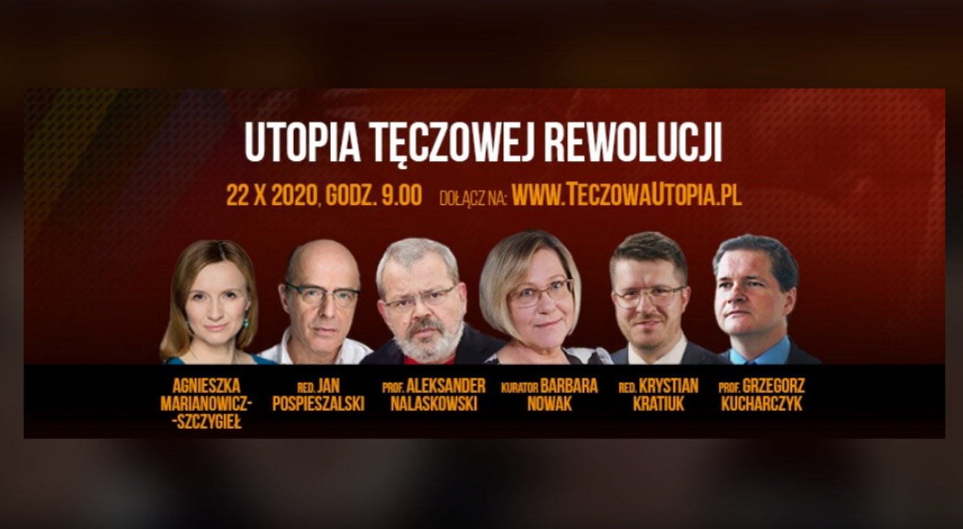 Konferencja „Utopia tęczowej rewolucji”.
