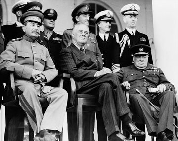 Konferencja w Teheranie: Stalin, Roosevelt i Churchill