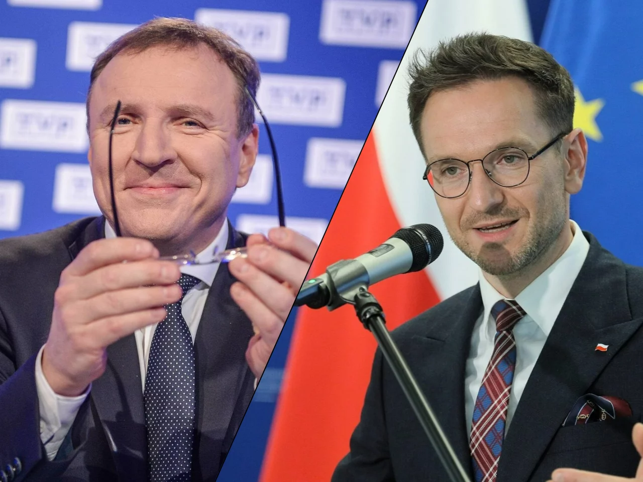 Jacek Kurski i Waldemar Buda