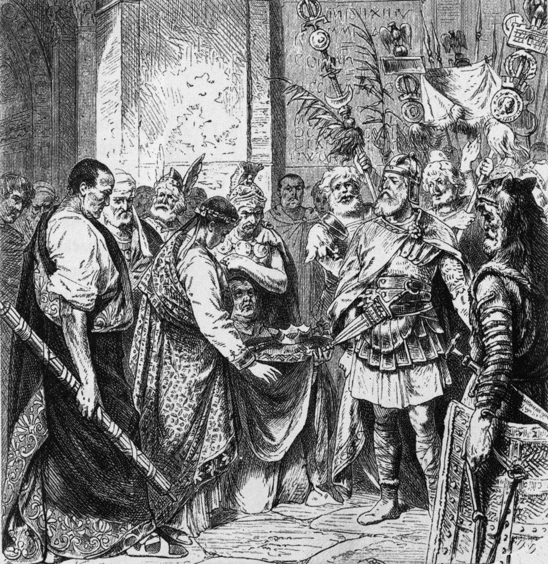 Romulus Augustulus i Odoaker