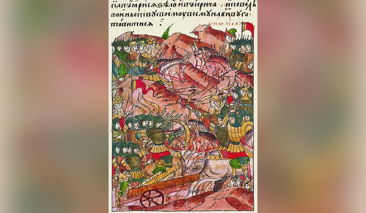 Bitwa opisana w Ilustrowanej kronice Iwana Groźnego