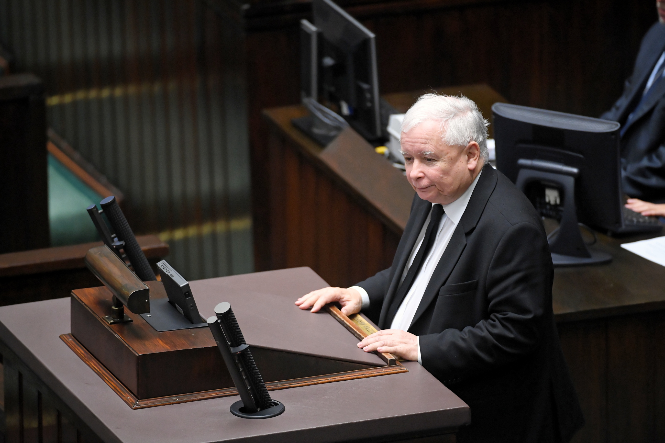 Jarosław Kaczyński w Sejmie