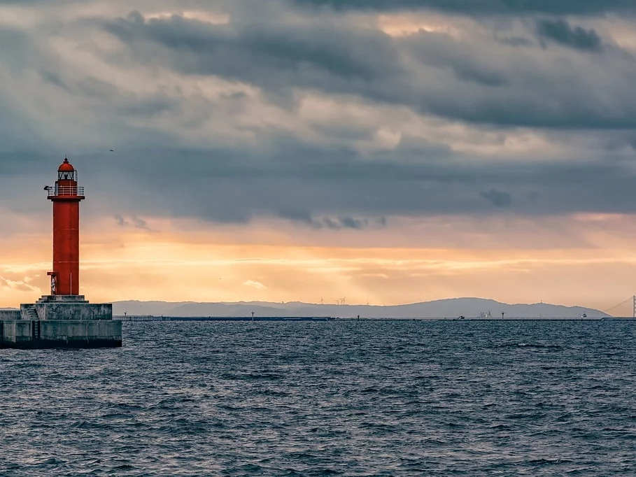 Zatoka Osaka w Japonii