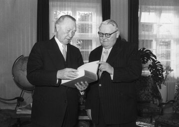 Konrad Adenauer i Ludwig Erhard