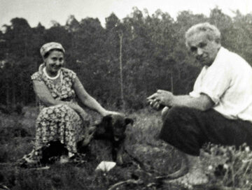 Konstanty Ildefons Gałczyński wraz z drugą żoną