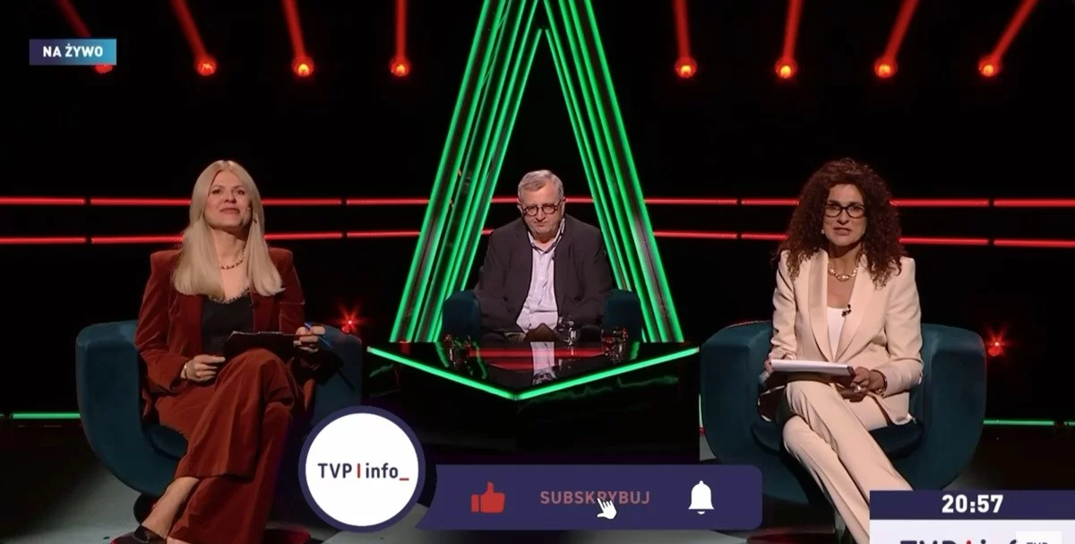 Program "Trójkąt polityczny" w TVP Info