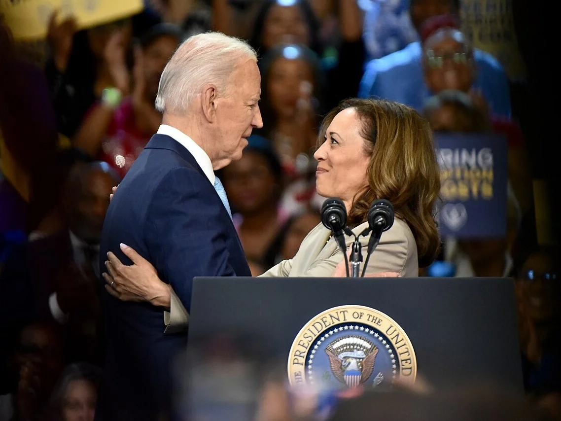 Prezydent USA Joe Biden i wiceprezydent USA Kamala Harris