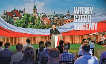 Konwencja Forum Młodych PiS z udziałem prezesa Jarosława Kaczyńskiego, czerwiec 2020 r.