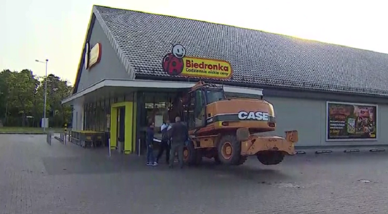 Ekipa TV zarejestrowała niecodzienne zdarzenie