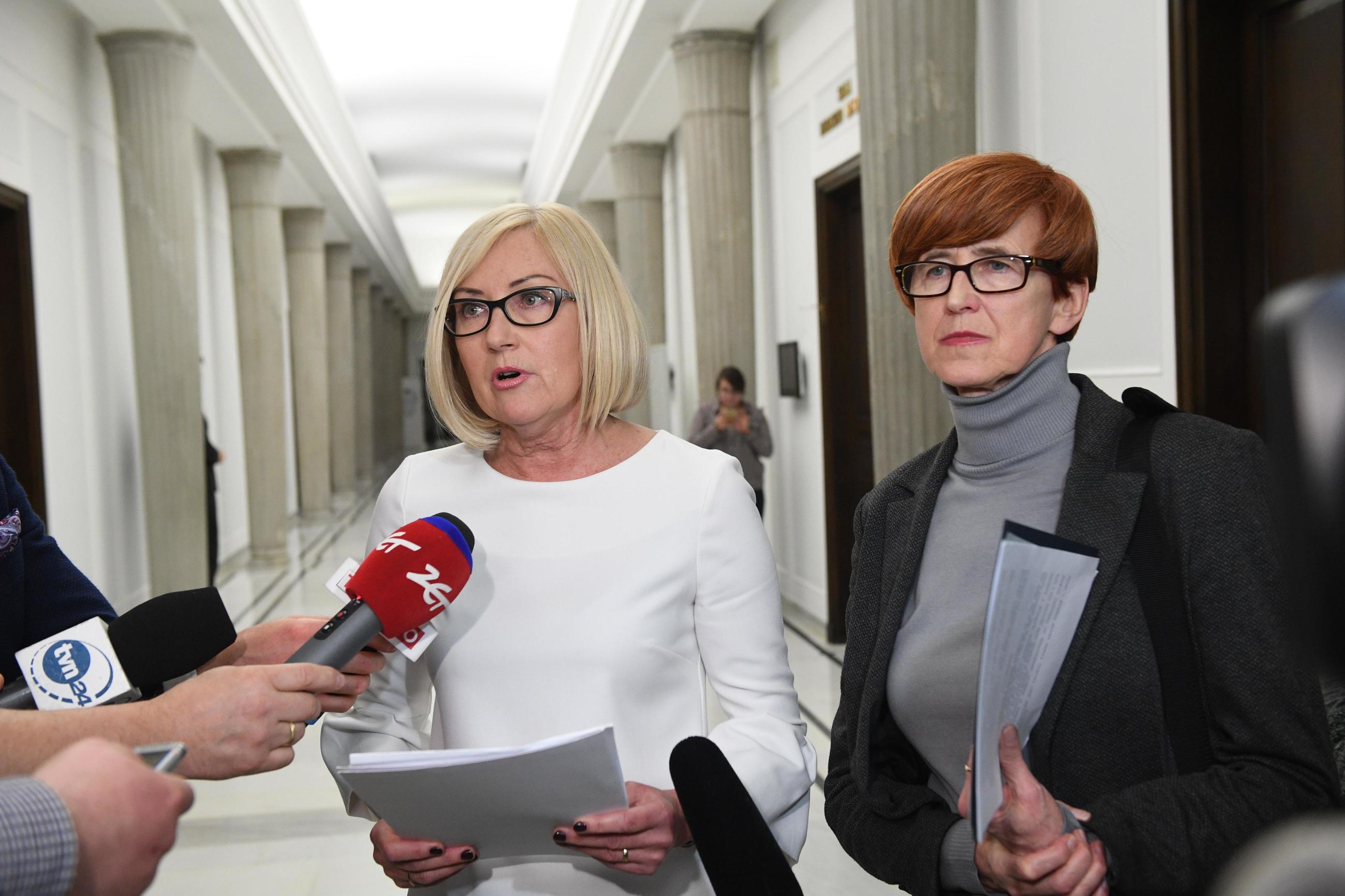 Joanna Kopcińska i Elżbieta Rafalska