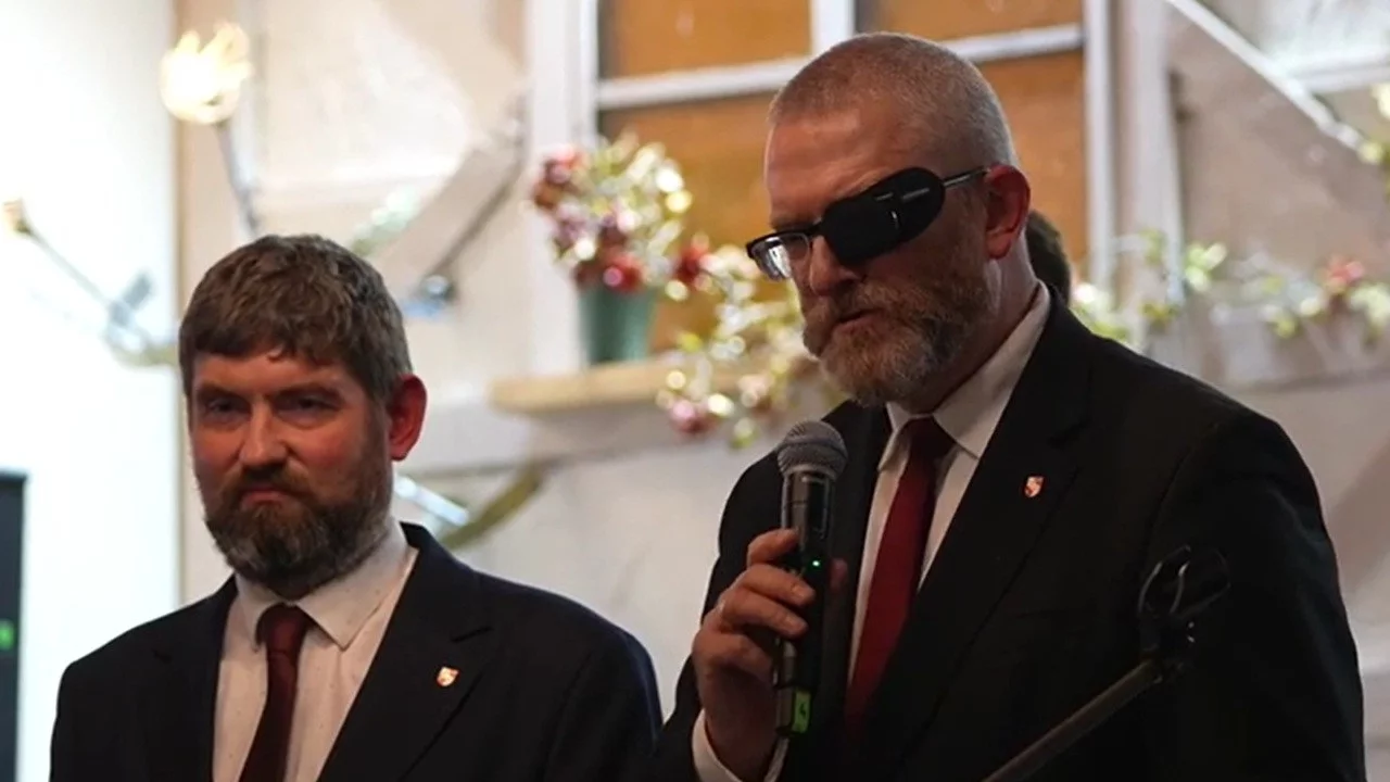 Grzegorz Braun i Bartosz Kopczyński