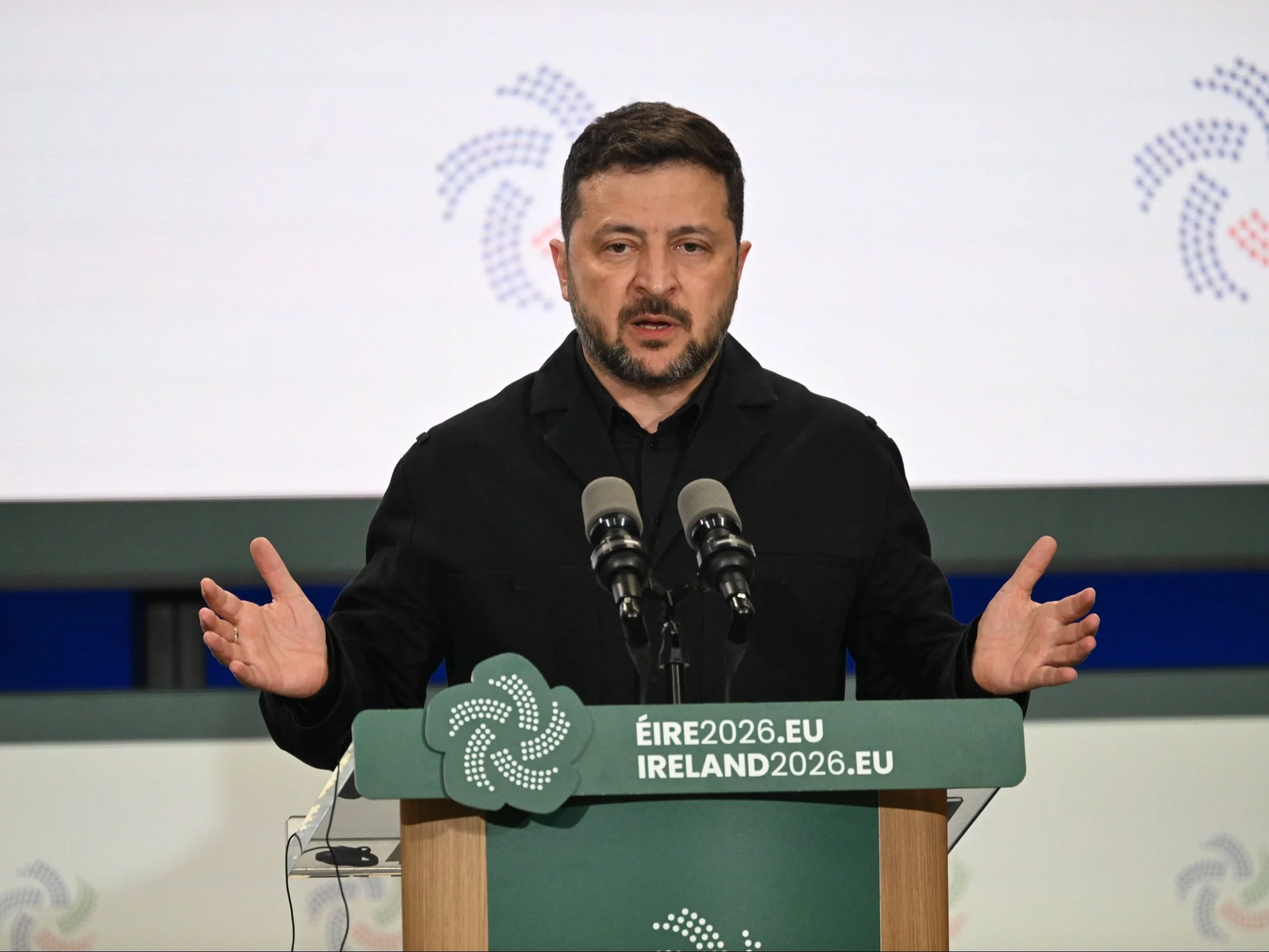 Prezydent Ukrainy Wołodymyr Zełenski