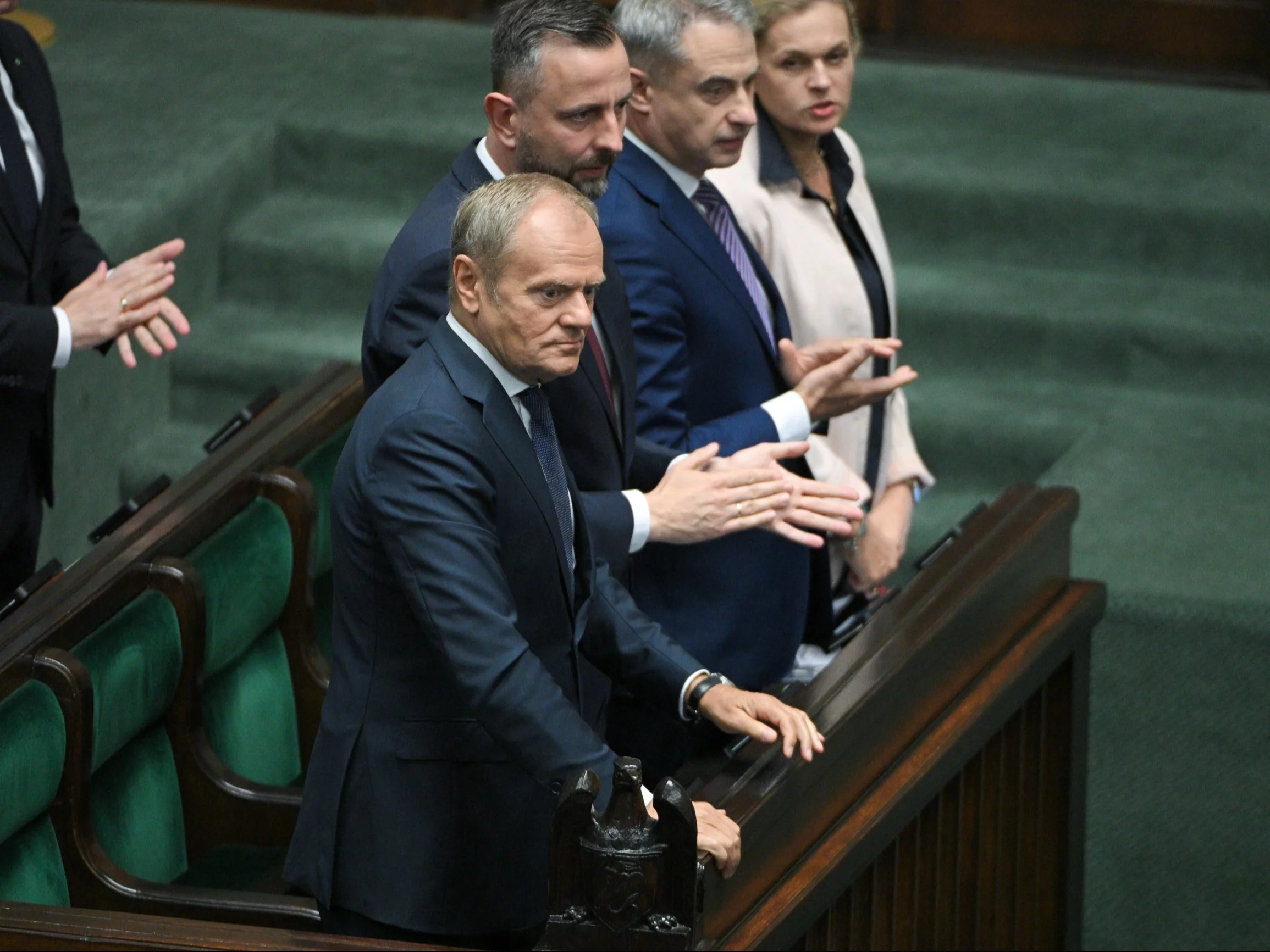 Donald Tusk, Krzysztof Gawkowski Barbara Nowacka, Władysław Kosiniak-Kamysz