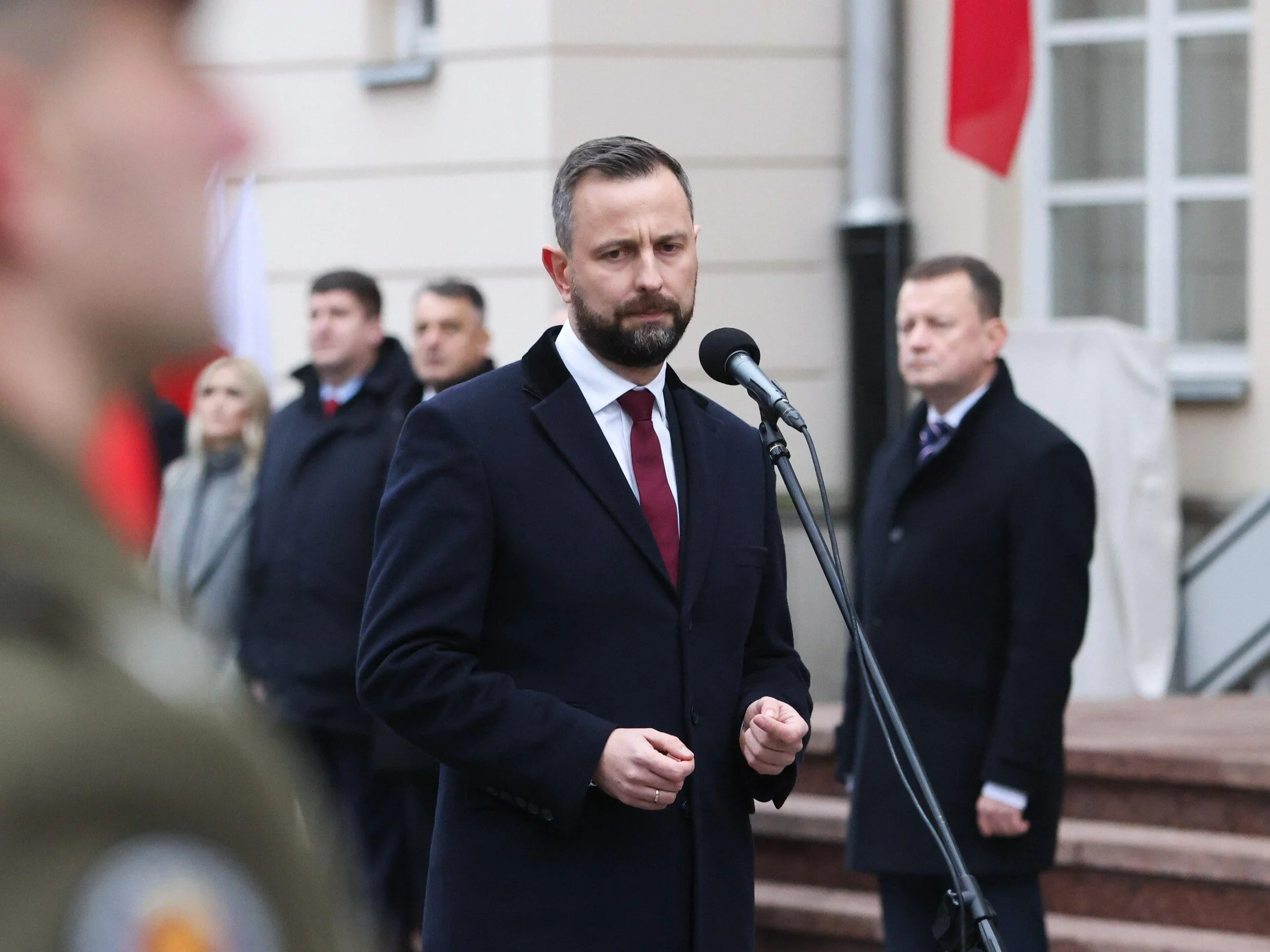 Minister obrony narodowej Władysław Kosiniak-Kamysz i były szef MON Mariusz Błaszczak