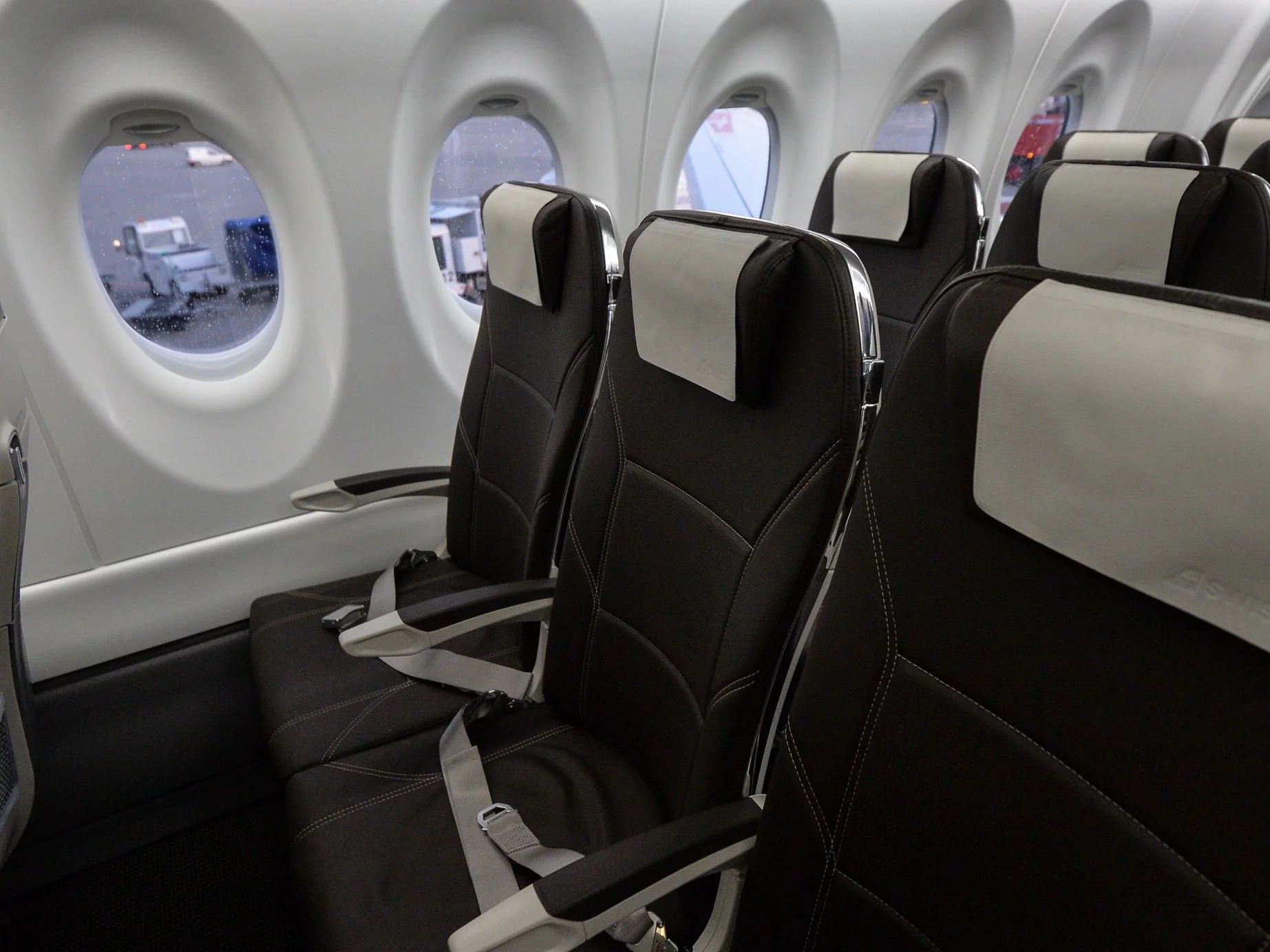 Pokład samolotu, zdjęcie ilustracyjne