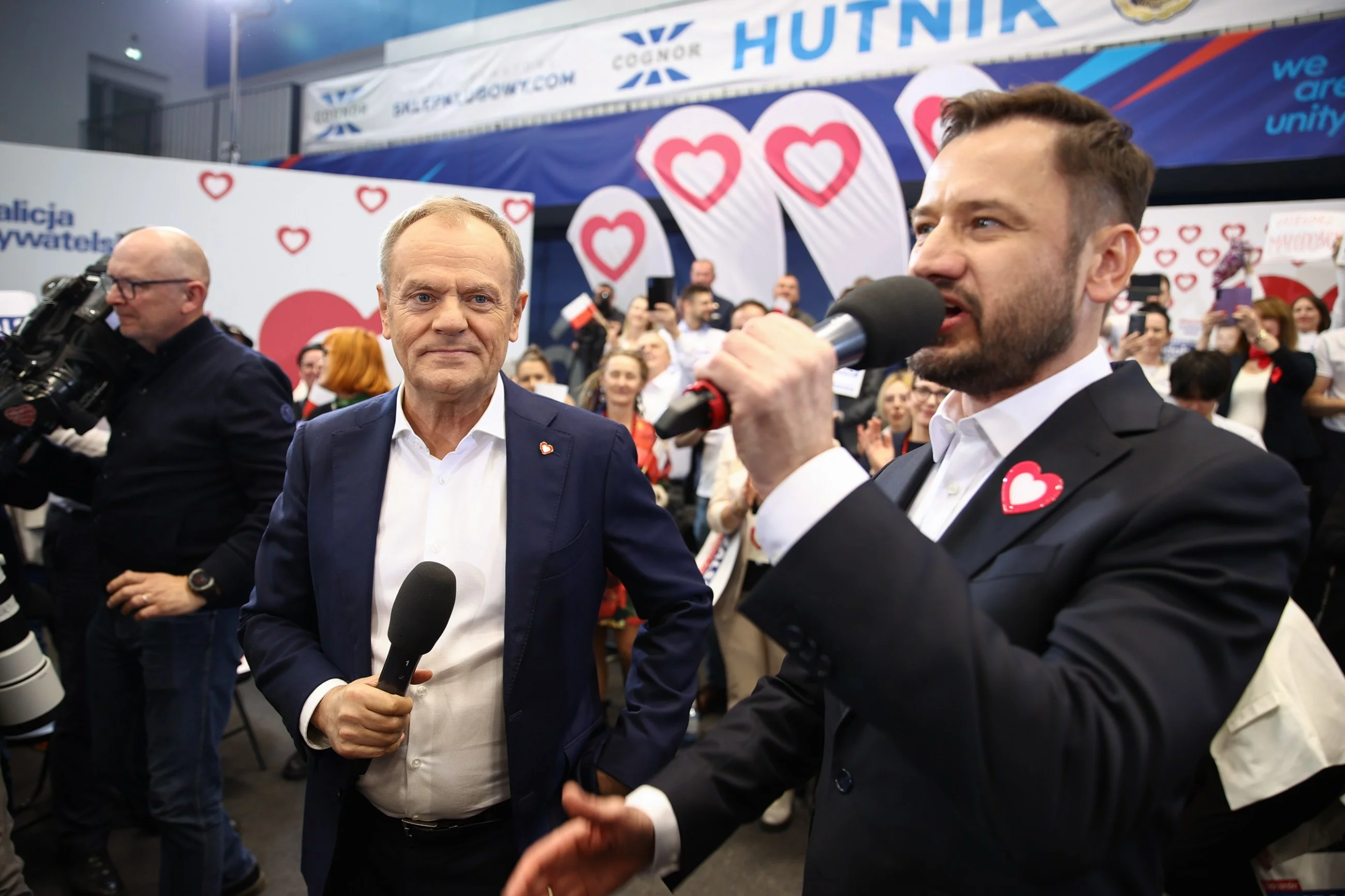 Donald Tusk i Aleksander Miszalski