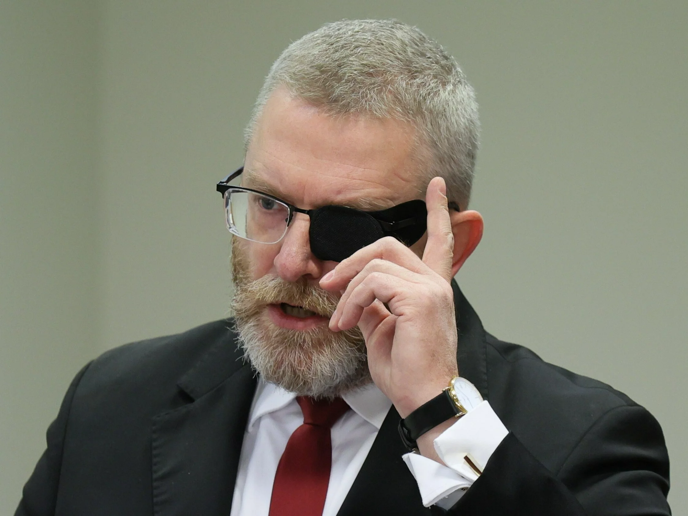 Prezes Konfederacji Korony Polskiej Grzegorz Braun