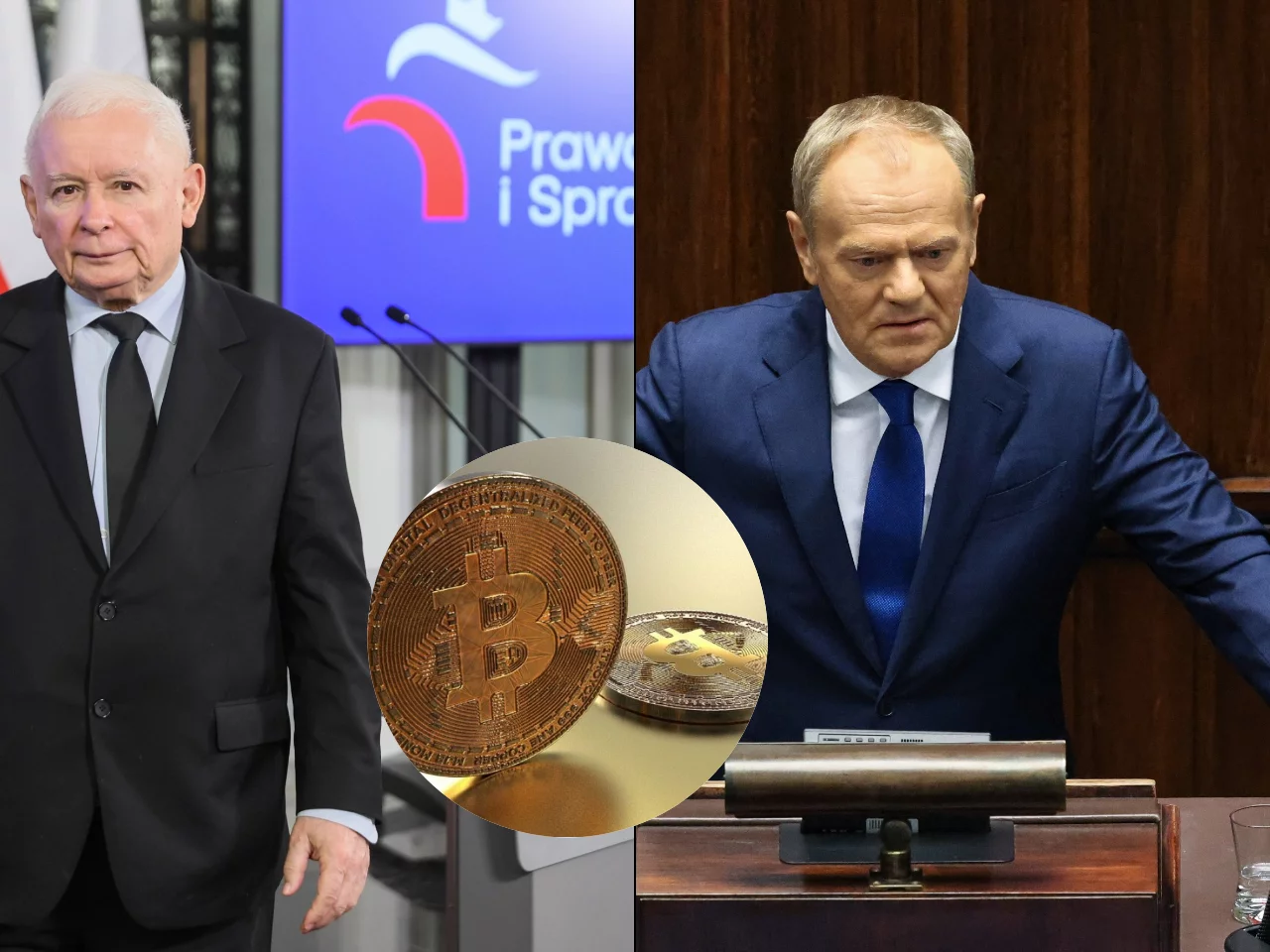 Prezes Jarosław Kaczyński, Premier Donald Tusk