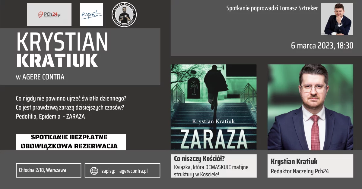Krystian Kratiuk w Agere Contra – Zaraza