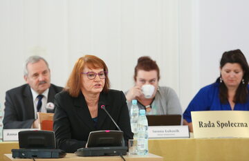 Krystyna Goździewska przed Komisją Weryfikacyjną