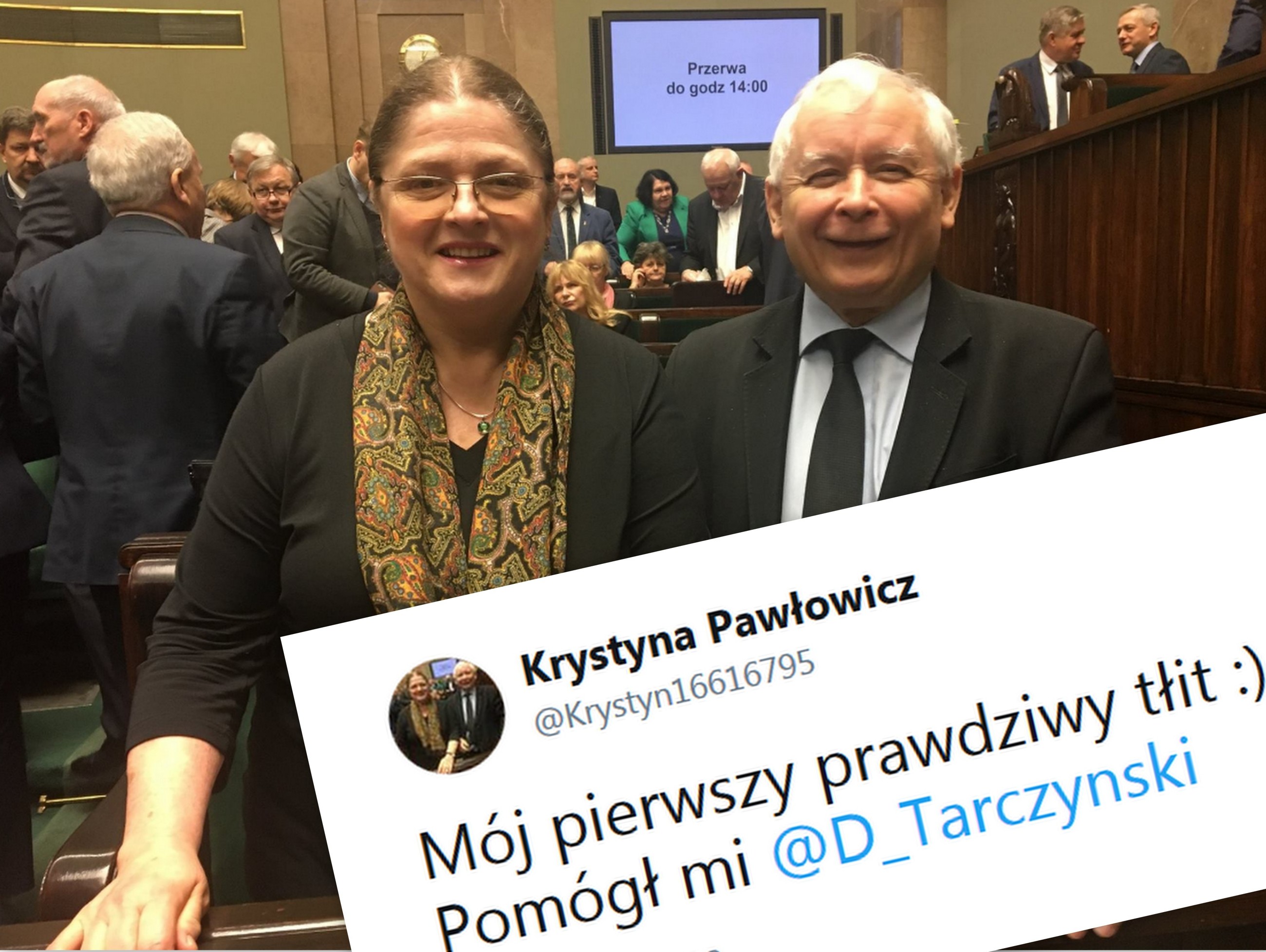 Krystyna Pawłowicz, Jarosław Kaczyński
