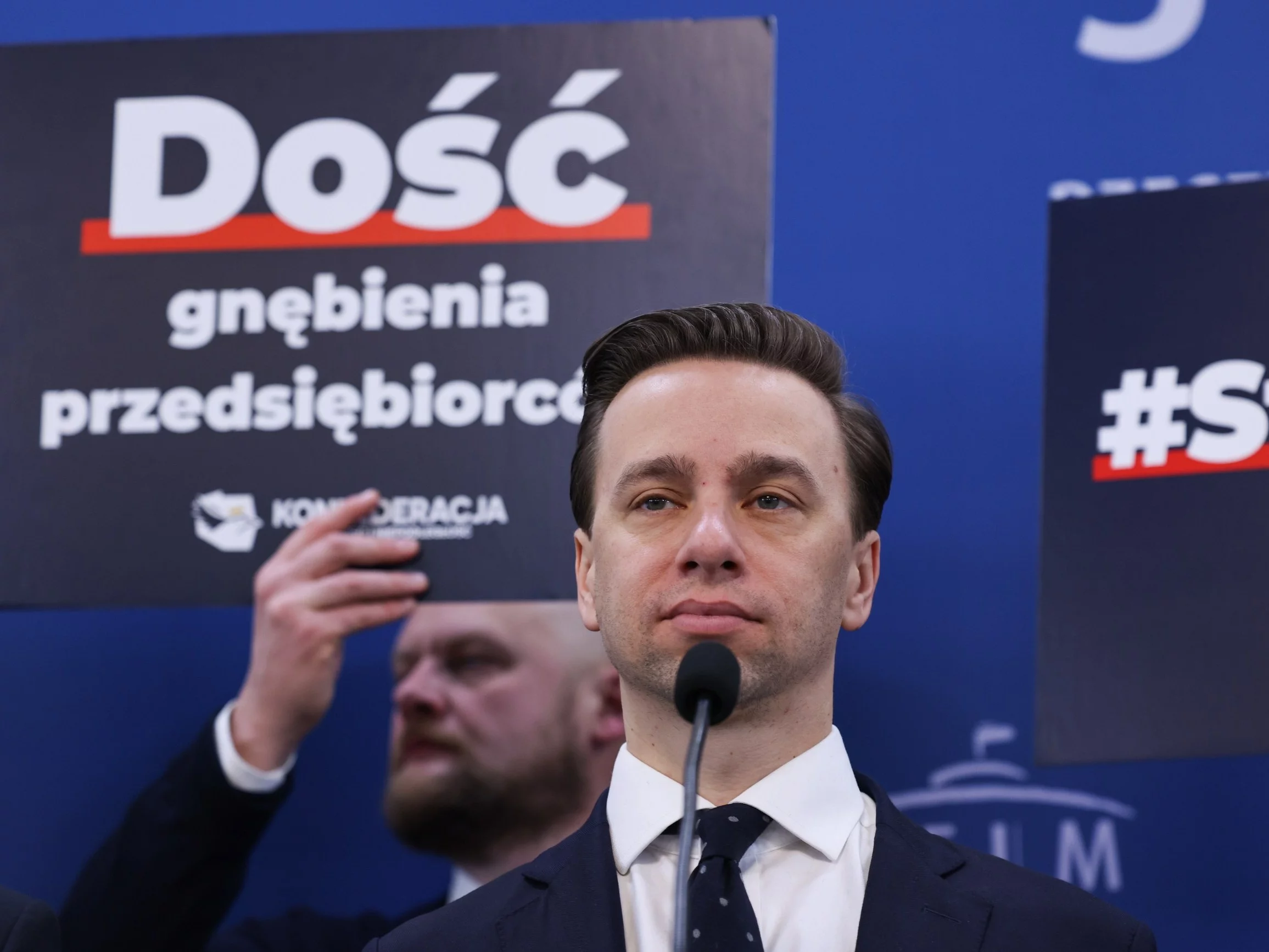 Wicemarszałek Sejmu, jeden z liderów Konfederacji, prezes Ruchu Narodowego Krzysztof Bosak