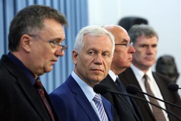 Krzysztof Kawęcki, Marek Jurek, Marian Piłka, Piotr Strzembosz