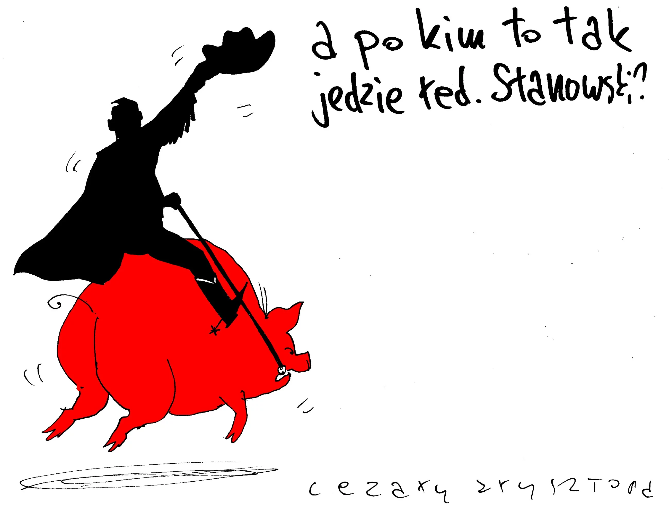 Krzysztof Stanowski i czerwone świnie