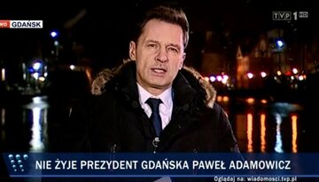 Krzysztof Ziemiec w swoim ostatnim wydaniu "Wiadomości" TVP