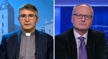 Ks. Jacek Prusak i Paweł Lisicki w Polsat News