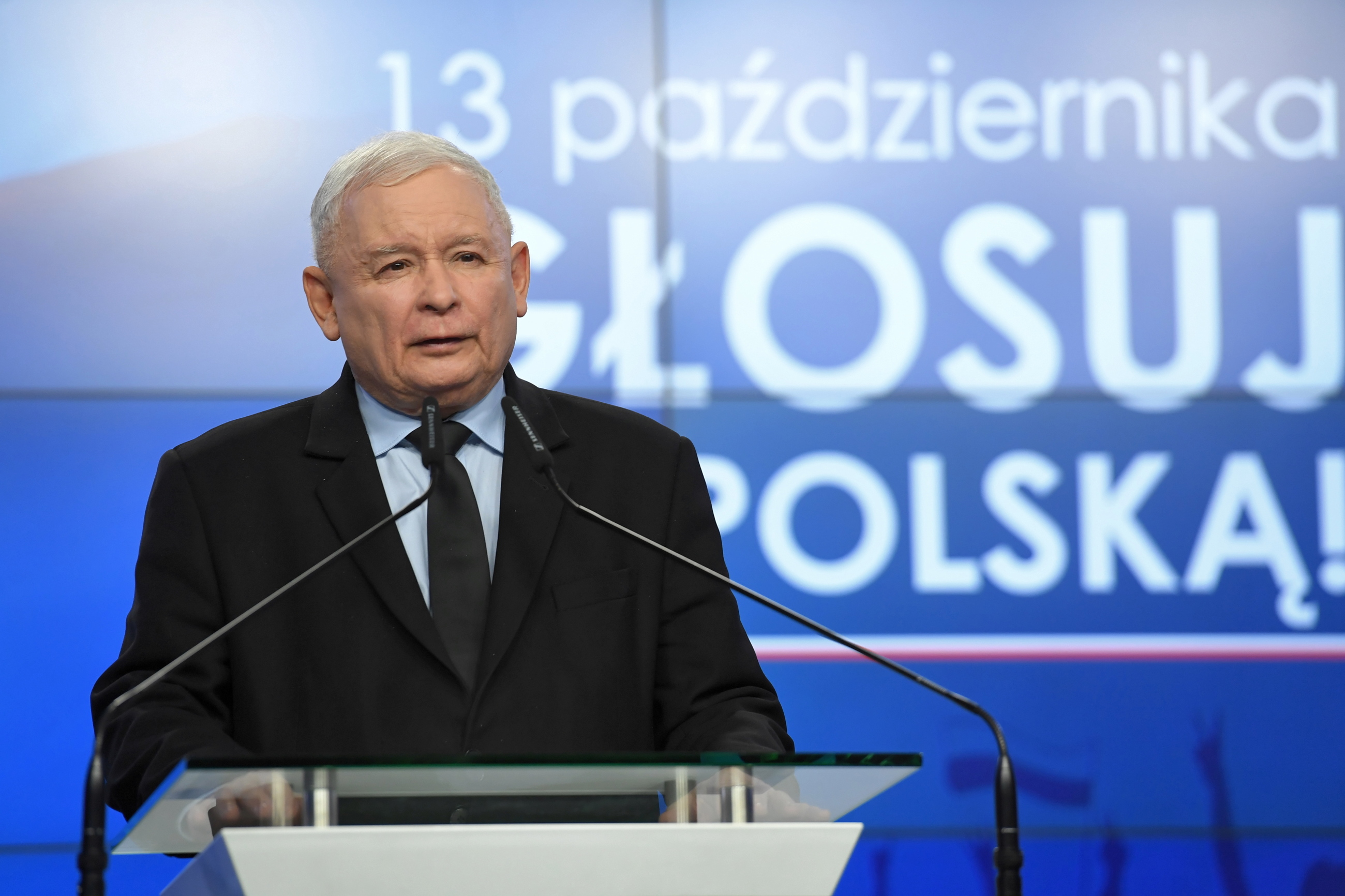 Prezes PiS Jarosław Kaczyński