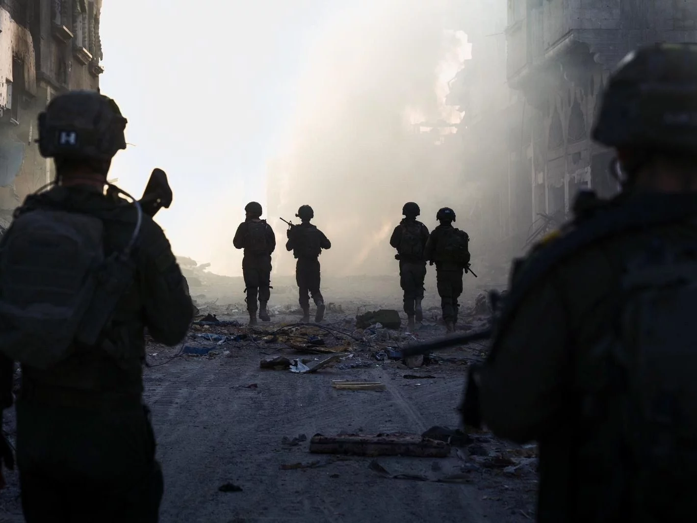 Izraelscy żołnierze (IDF) w Strefie Gazy