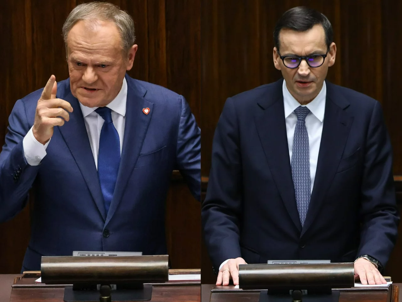 Donald Tusk, Mateusz Morawiecki