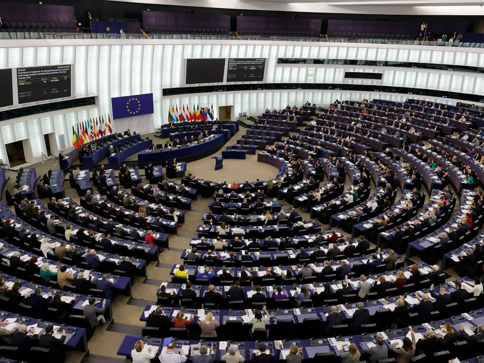 Parlament Europejski w Strasburgu