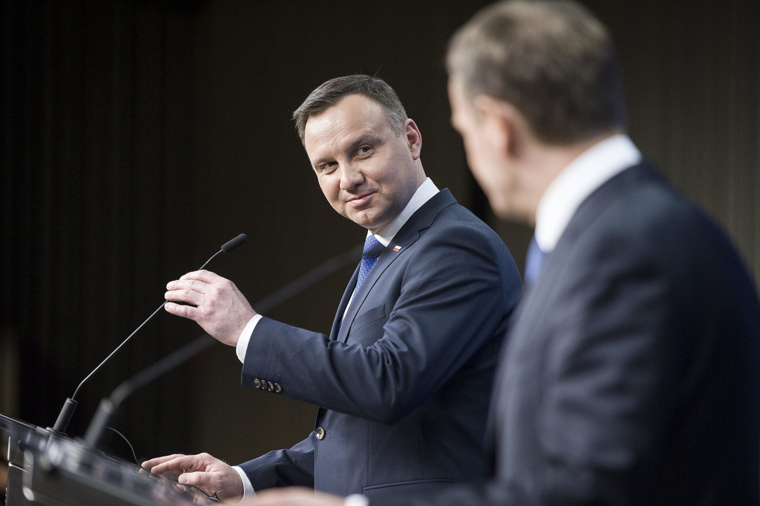 Andrzej Duda i Donald Tusk