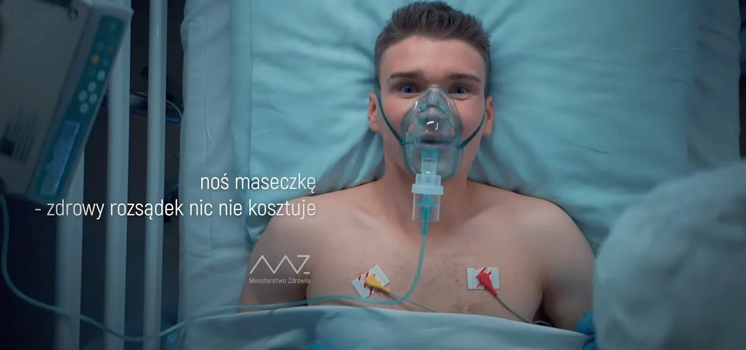 "Którą maseczkę wolisz?". Mocny spot Ministerstwa Zdrowia