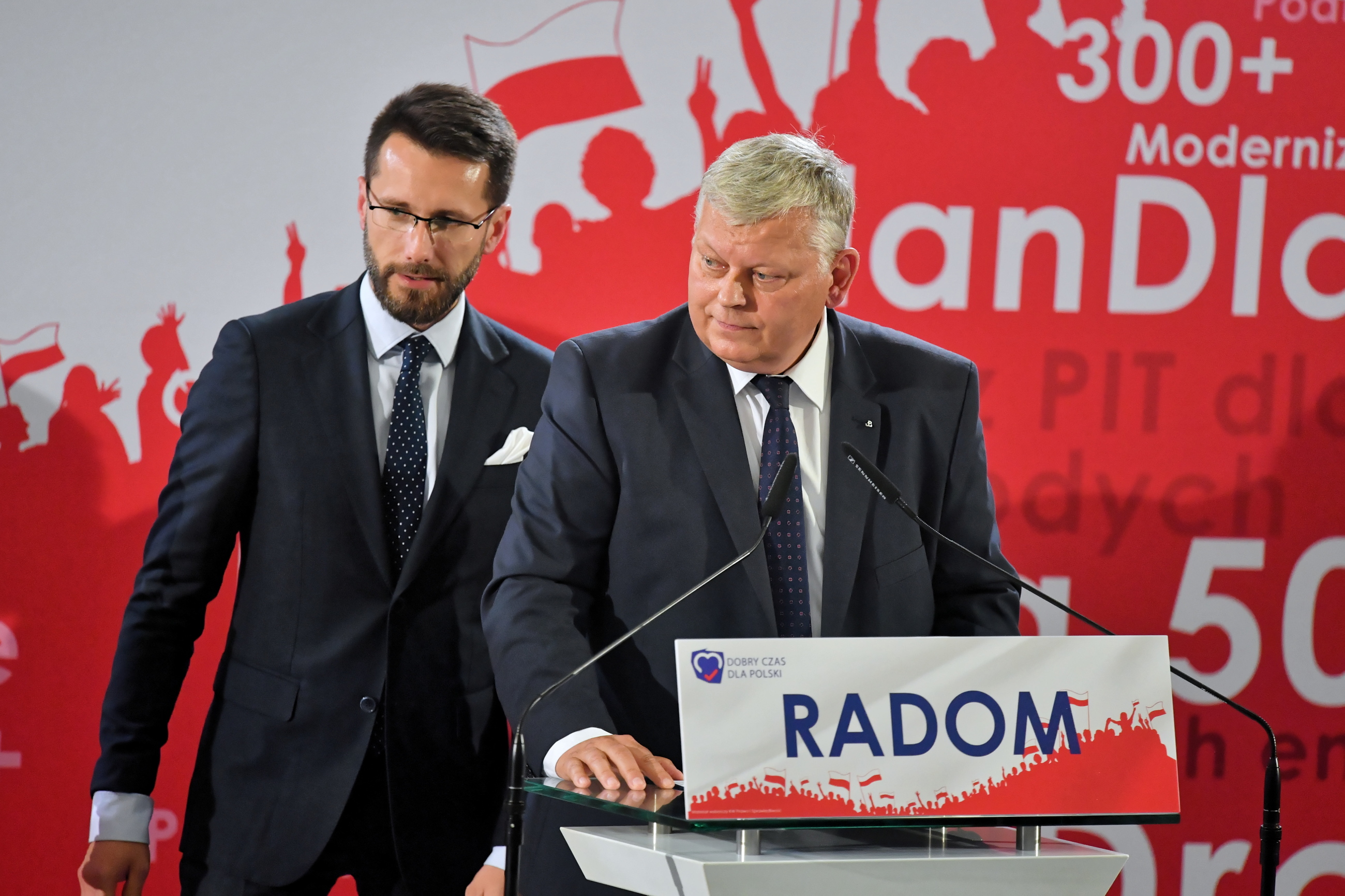 Radosław Fogiel i Marek Suski